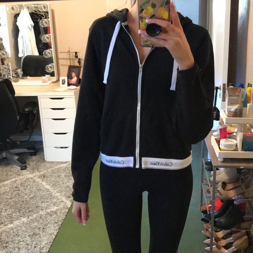Calvin Klein zip-up Hoodie